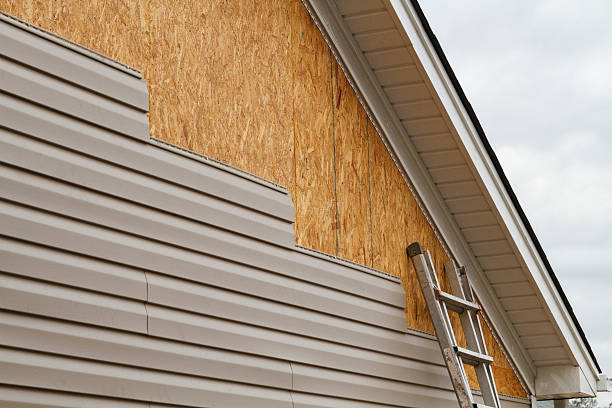 Professional Emergency Siding Repair technician working in Carver, MN